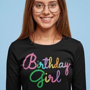 Birthday Girl Long Sleeve Tee